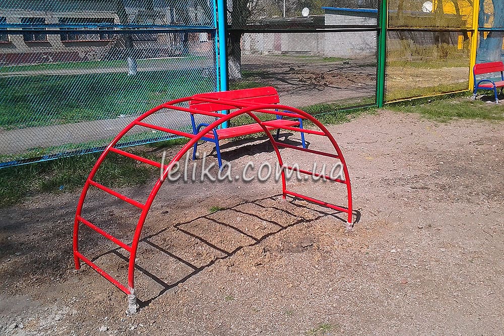 Лестница мостик для детской спортивной площадки