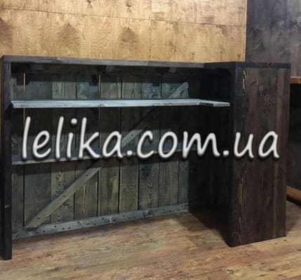 Купити дерев'яний ресепшн у стилі лофт