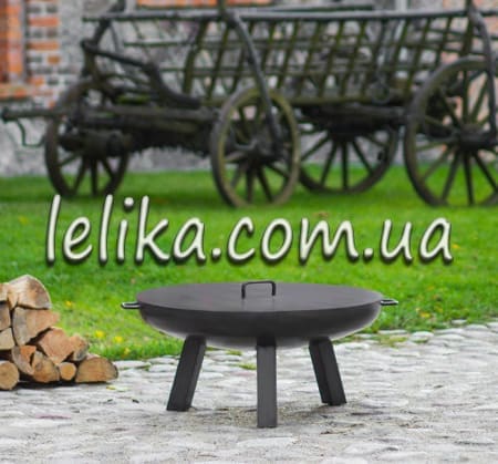 Купити чашу для вогнища з кришкою