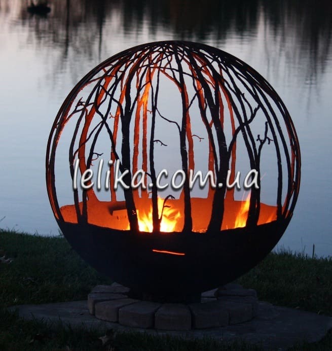 Кострище круглое из металла