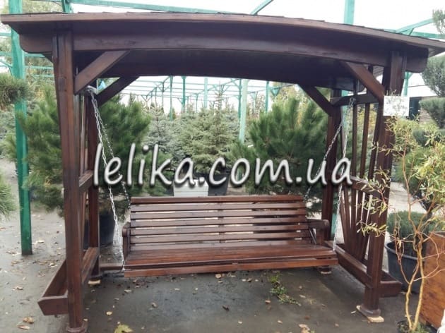 Купити гойдалку з квітником