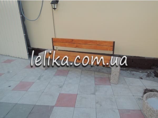 Скамейка из бетона доставка, установка, Киев