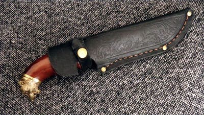 Мисливський ніж "Вовк" з нержавіючої сталі. Фото 1