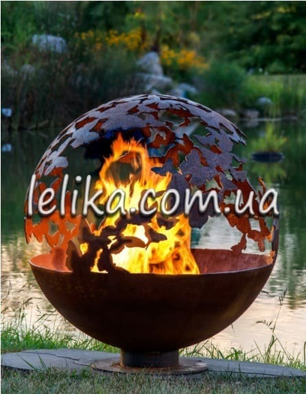 Шар мелаллический для костра