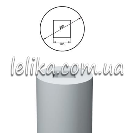 Колонна гладкая