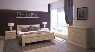 Респектабельна тумба Глорія в інтер'єрі спальні. Фото 3