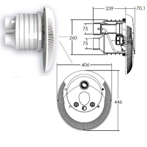 Протитечія Aquaviva WTB300T 60 м3/год (380 В) 6