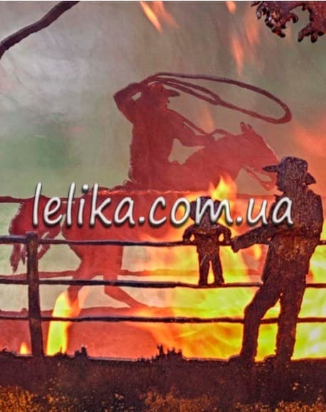 Кострище в виде металлического шара