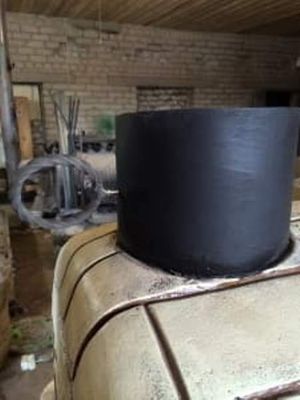 Печка из шамотного кирпича