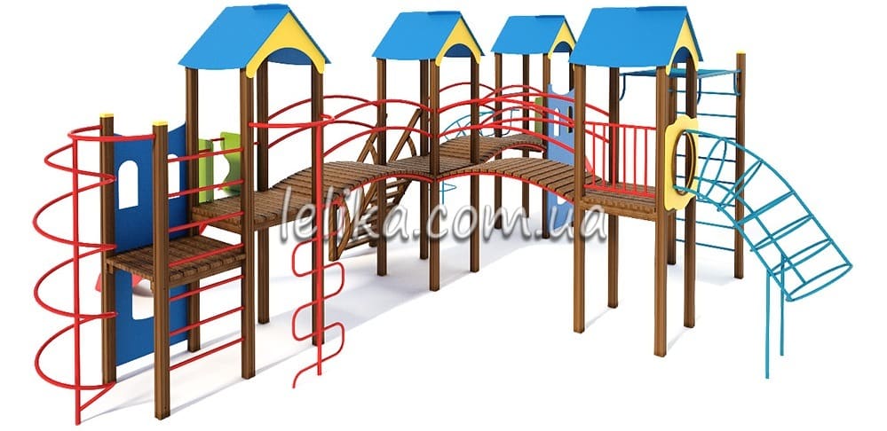 Игровые детские площадки, комплексы