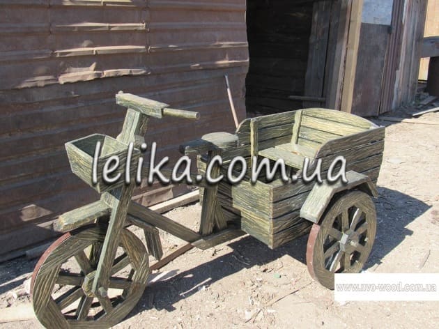 Купити декоративний візок для квітів