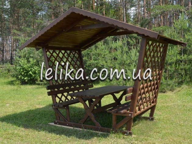 Купити недорогу альтанку для зон відпочинку
