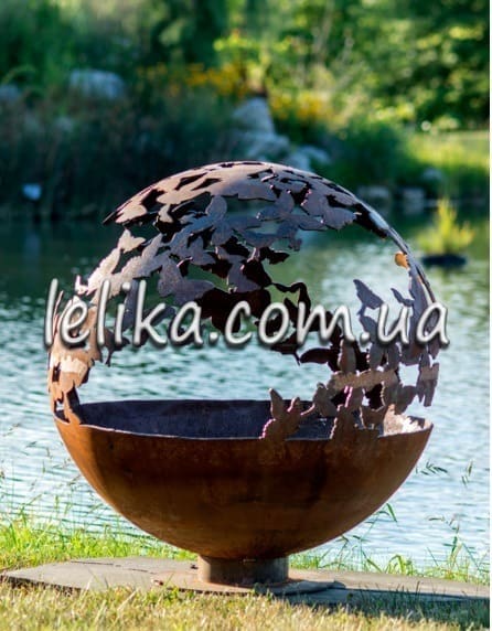 Шар мелаллический для костра