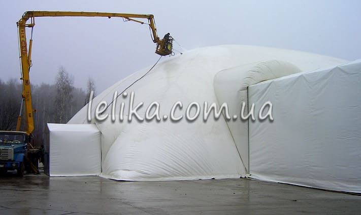 Воздухоопорное сооружение под склад-магазин для цветов Киев