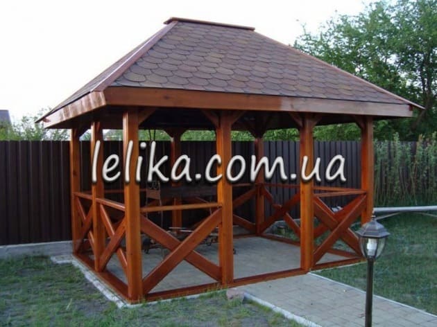 Купити дерев'яну альтанку
