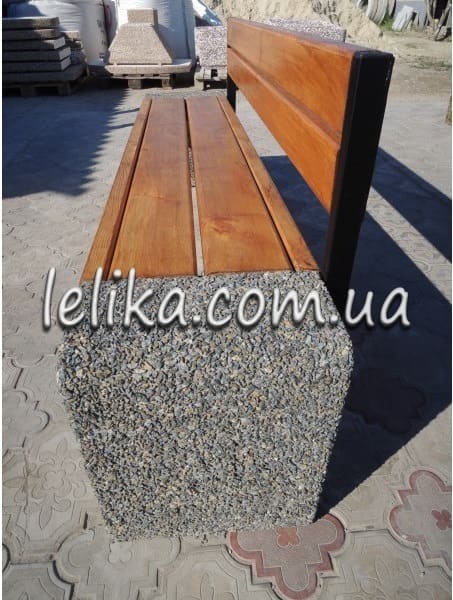 Скамейка из бетона доставка, установка, Киев