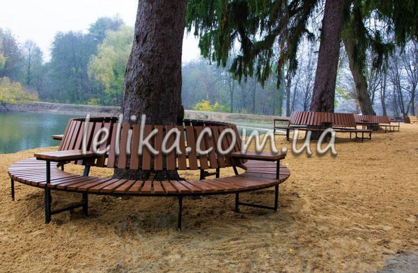 Скамейка садово-парковая круговая