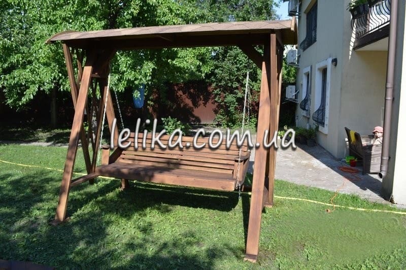 Купити гойдалку садову з дерева