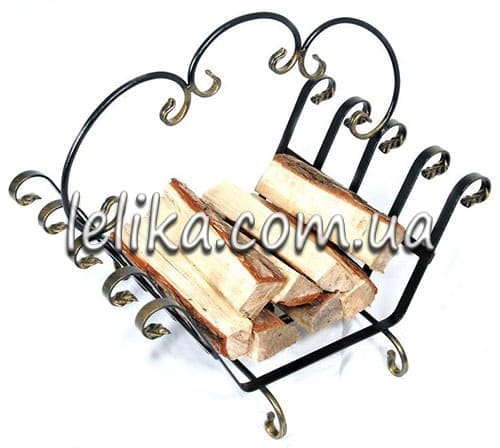 Купити елітну ковану дровницю